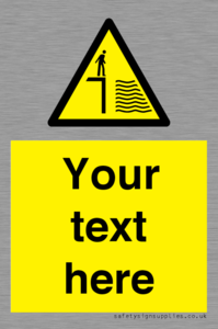 Custom Deep Water Sign